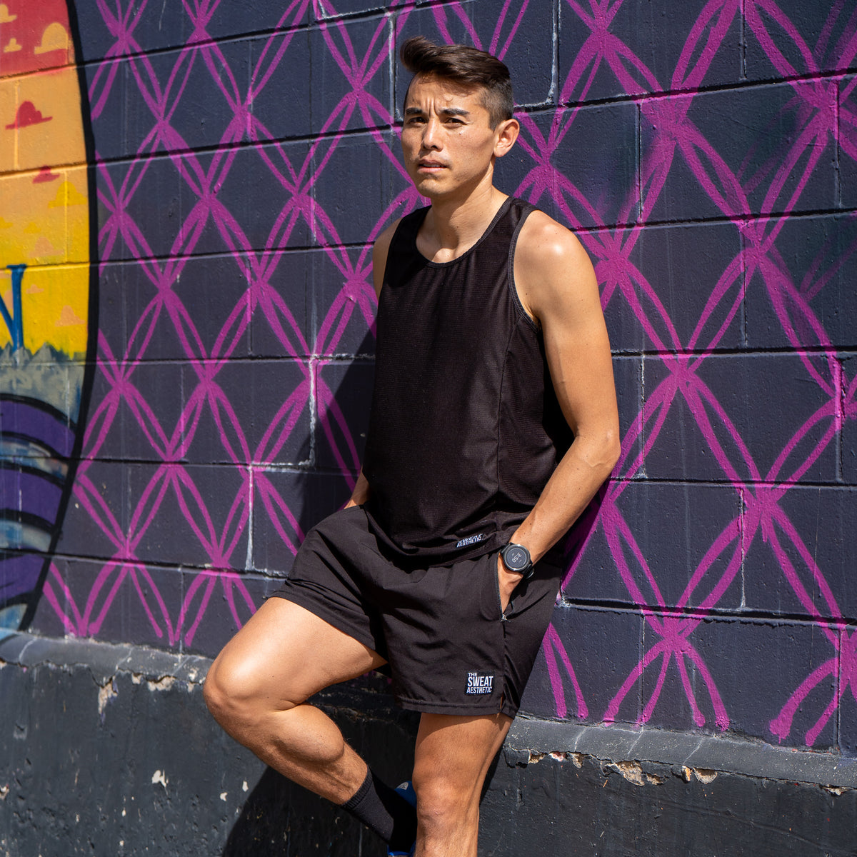 Men&#39;s Running Shorts - Classic Black