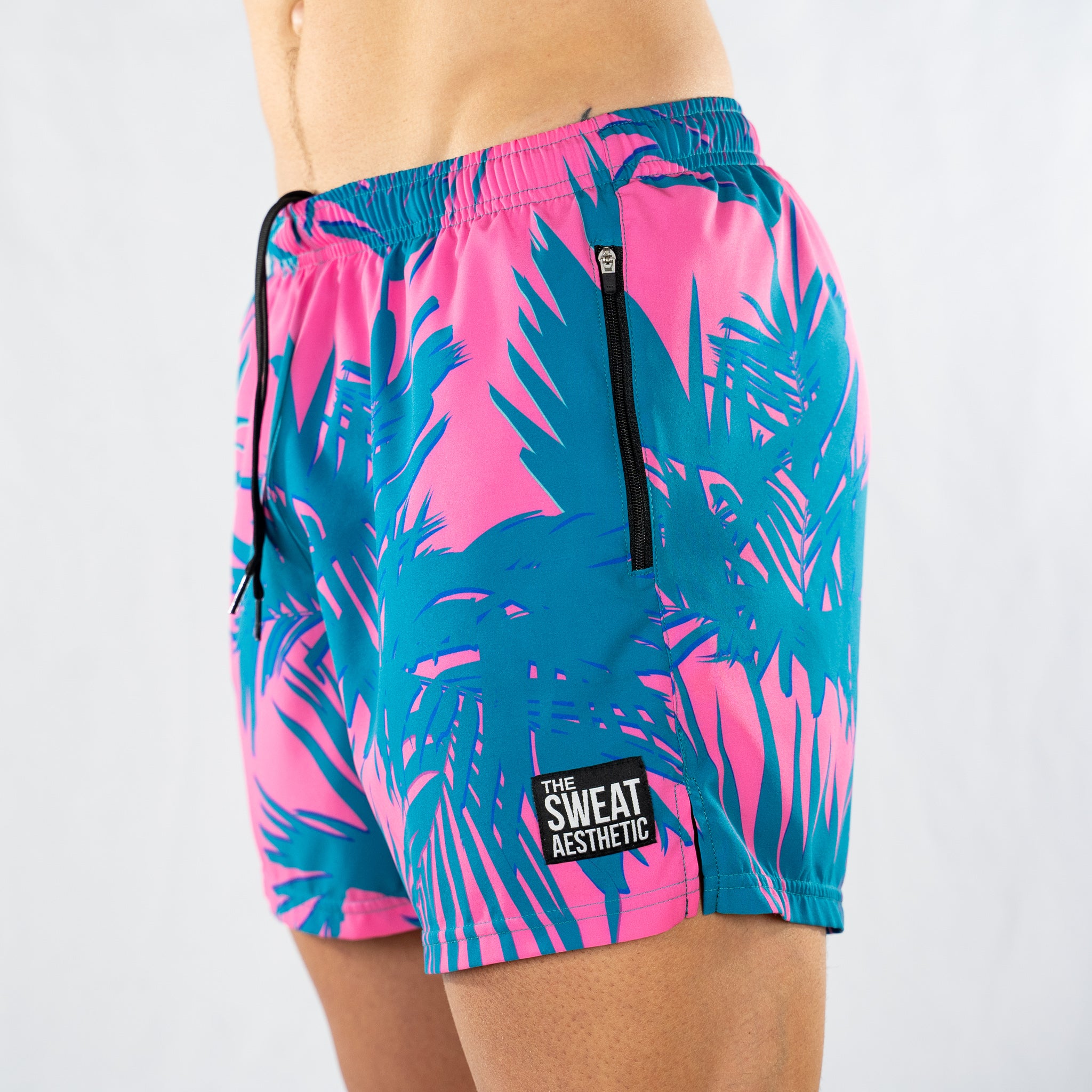 Men s Running Shorts Neon Nights The Sweat Aesthetic