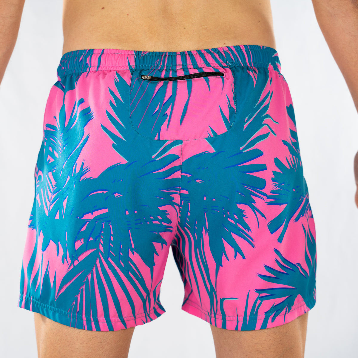 Men&#39;s Running Shorts - Neon Nights