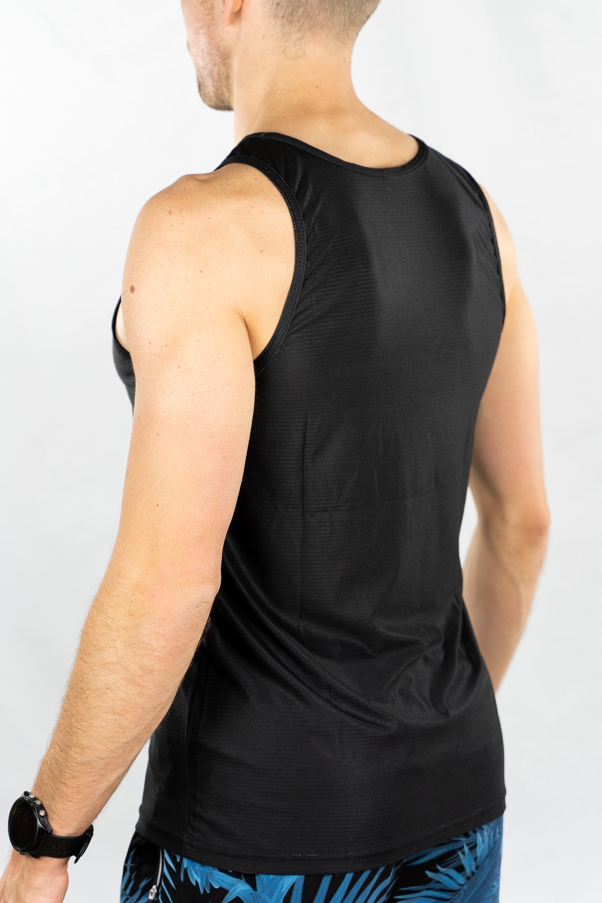 Men&#39;s Running Singlet - Classic Black