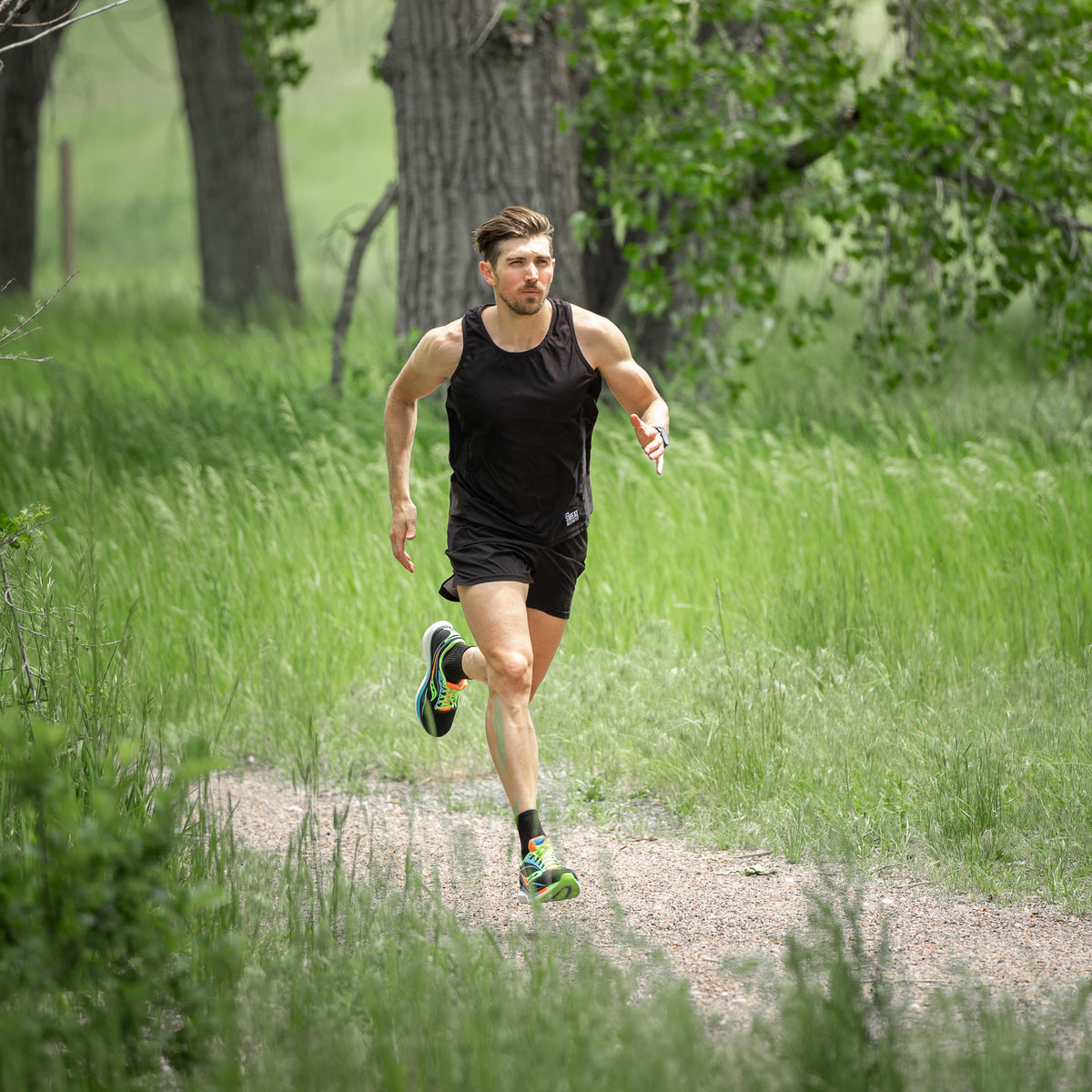 Men&#39;s Running Shorts - Classic Black