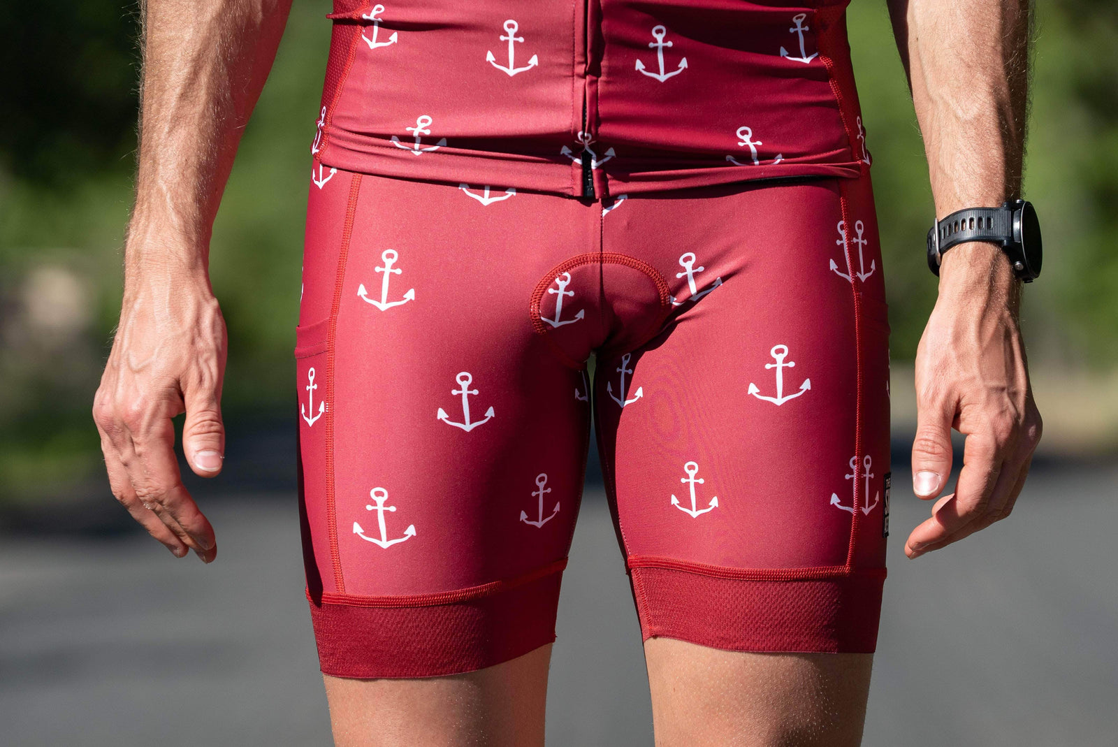The Sweat Aesthetic Triathlon Short Men's Triathlon Short - Anchors